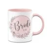 Tasse - Bride To Be - Blumenkranz -Geschenke Tassen Store bild tasse bride to be blumenkranz 821798
