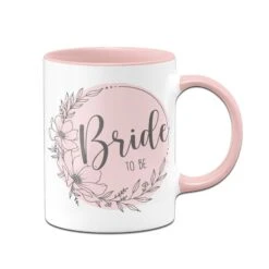 Tasse - Bride To Be - Blumenkranz