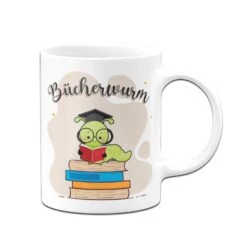 Tasse - Bücherwurm -Geschenke Tassen Store bild tasse buecherwurm geschenk 2 731433