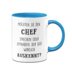 Tasse - Möchten Sie Den Chef Sprechen Oder Jemanden, Der Sich Wirklich Auskennt? -Geschenke Tassen Store bild tasse chef sprechen oder jemanden der sich auskennt 0 824974