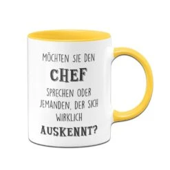 Tasse - Möchten Sie Den Chef Sprechen Oder Jemanden, Der Sich Wirklich Auskennt? -Geschenke Tassen Store bild tasse chef sprechen oder jemanden der sich auskennt 1 859338