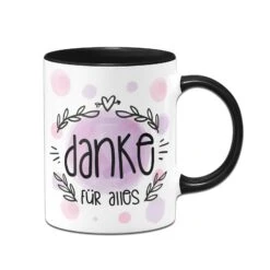 Tasse - Danke Für Alles - Aquarell