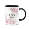 Tasse - Danke Für Alles - Blumen Aquarell -Geschenke Tassen Store bild tasse danke fur alles blumen aquarell 837299