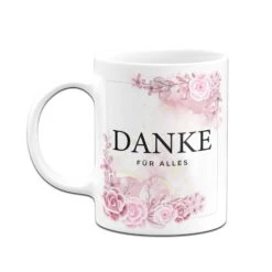 Tasse - Danke Für Alles - Blumen Aquarell 14 Tasse - Danke Für Alles - Blumen Aquarell -Geschenke Tassen Store bild tasse danke fur alles blumen aquarell 947491