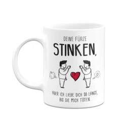 Tasse - Deine Fürze Stinken, Aber Ich Liebe Dich (Mann-Mann/Frau-Frau) -Geschenke Tassen Store bild tasse deine furze stinken aber ich liebe dich mann mannfrau frau 359272