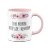 Tasse - Deine Meinung Interessiert Niemanden -Geschenke Tassen Store bild tasse deine meinung interessiert niemanden rosa v 849472