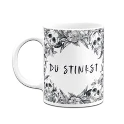 Tasse - Du Stinkst - Skull Statement -Geschenke Tassen Store bild tasse du stinkst skull statement 954292