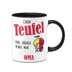 Tasse - Einen Teufel Ohne Hörner Nennt Man Oma -Geschenke Tassen Store bild tasse einen teufel ohne horner nennt man oma 411010