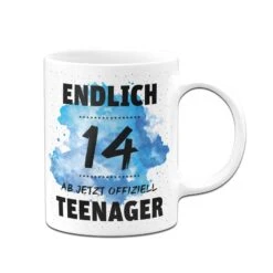 Tasse - Endlich 14 - Ab Jetzt Offiziell Teenager -Geschenke Tassen Store bild tasse endlich 14 ab jetzt offiziell teenager 339948