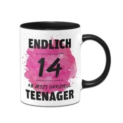 Tasse - Endlich 14 - Ab Jetzt Offiziell Teenager -Geschenke Tassen Store bild tasse endlich 14 ab jetzt offiziell teenager 398617