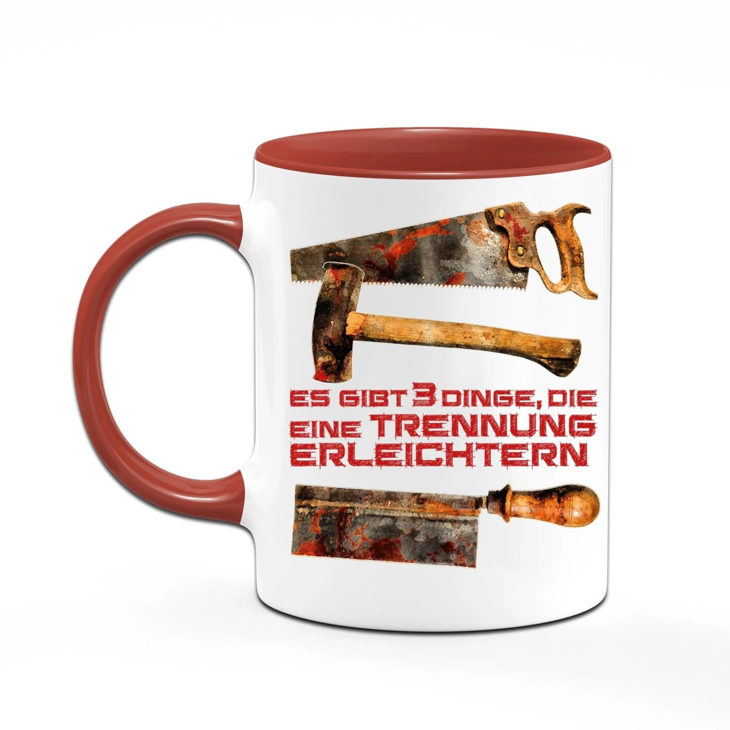 Tasse - Es Gibt 3 Dinge, Die Eine Trennung Erleichtern 4 Tasse - Es Gibt 3 Dinge, Die Eine Trennung Erleichtern – Bild 2