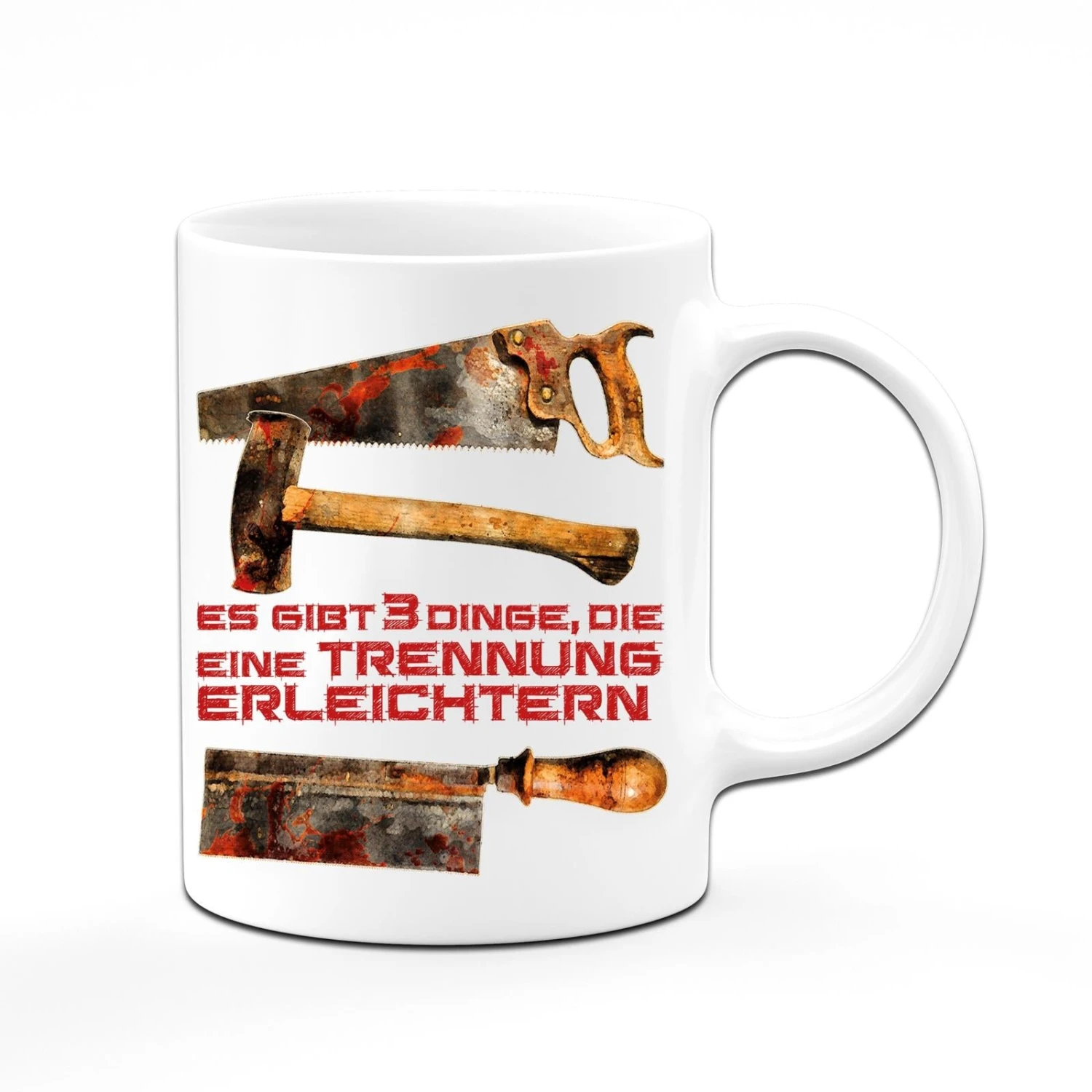Tasse - Es Gibt 3 Dinge, Die Eine Trennung Erleichtern 5 Tasse - Es Gibt 3 Dinge, Die Eine Trennung Erleichtern – Bild 3
