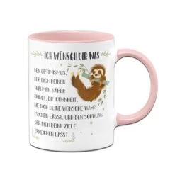Faultier Tasse - Ich Wünsche Dir Was -Geschenke Tassen Store bild tasse faultier wuensche dir was 0 654415