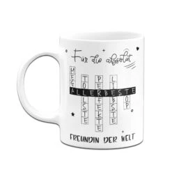 Tasse - Für Die Absolut Allerbeste Freundin Der Welt -Geschenke Tassen Store bild tasse fur die absolut allerbeste freundin der welt 232735
