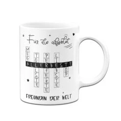 Tasse - Für Die Absolut Allerbeste Freundin Der Welt -Geschenke Tassen Store bild tasse fur die absolut allerbeste freundin der welt 253116
