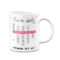 Tasse - Für Die Absolut Allerbeste Freundin Der Welt -Geschenke Tassen Store bild tasse fur die absolut allerbeste freundin der welt 403215