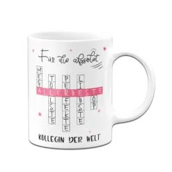 Tasse - Für Die Absolut Allerbeste Kollegin Der Welt -Geschenke Tassen Store bild tasse fur die absolut allerbeste kollegin der welt 570917