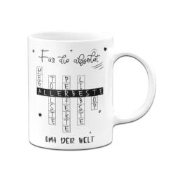 Tasse - Für Die Absolut Allerbeste Oma Der Welt -Geschenke Tassen Store bild tasse fur die absolut allerbeste oma der welt 786297