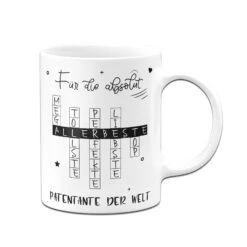 Tasse - Für Die Absolut Allerbeste Patentante Der Welt -Geschenke Tassen Store bild tasse fur die absolut allerbeste patentante der welt 889734