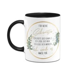 Tasse - Für Meine Schwester - Ich Liebe Dich -Geschenke Tassen Store bild tasse fur meine schwester ich liebe dich 573051