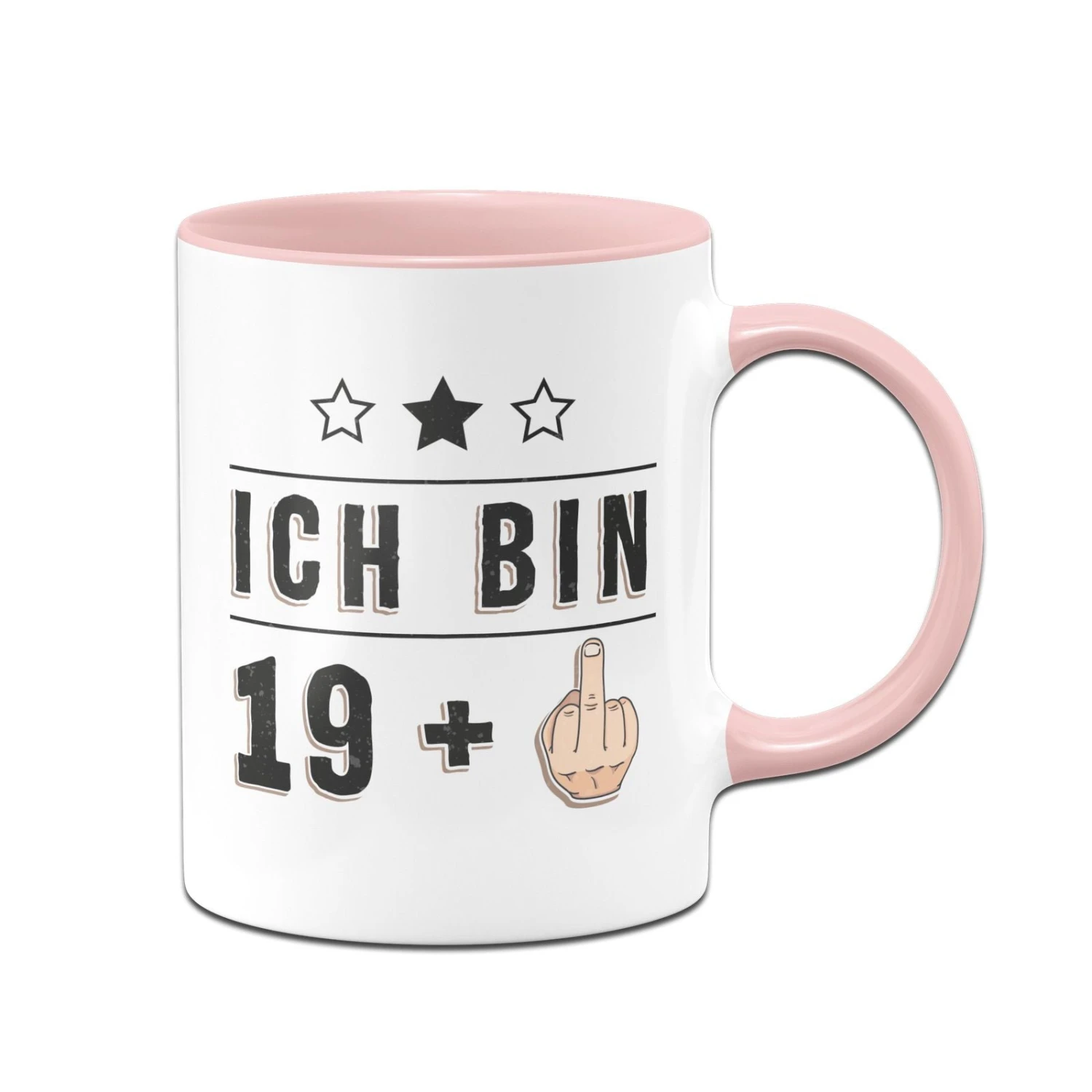 Tasse - Ich Bin 19 + Mittelfinger 6 Tasse - Ich Bin 19 + Mittelfinger – Bild 4