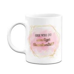 Tasse - Geh Weg Du Unnötiger Sozialkontakt! - Lady Boss -Geschenke Tassen Store bild tasse geh weg du unnotiger sozialkontakt lady boss 906347