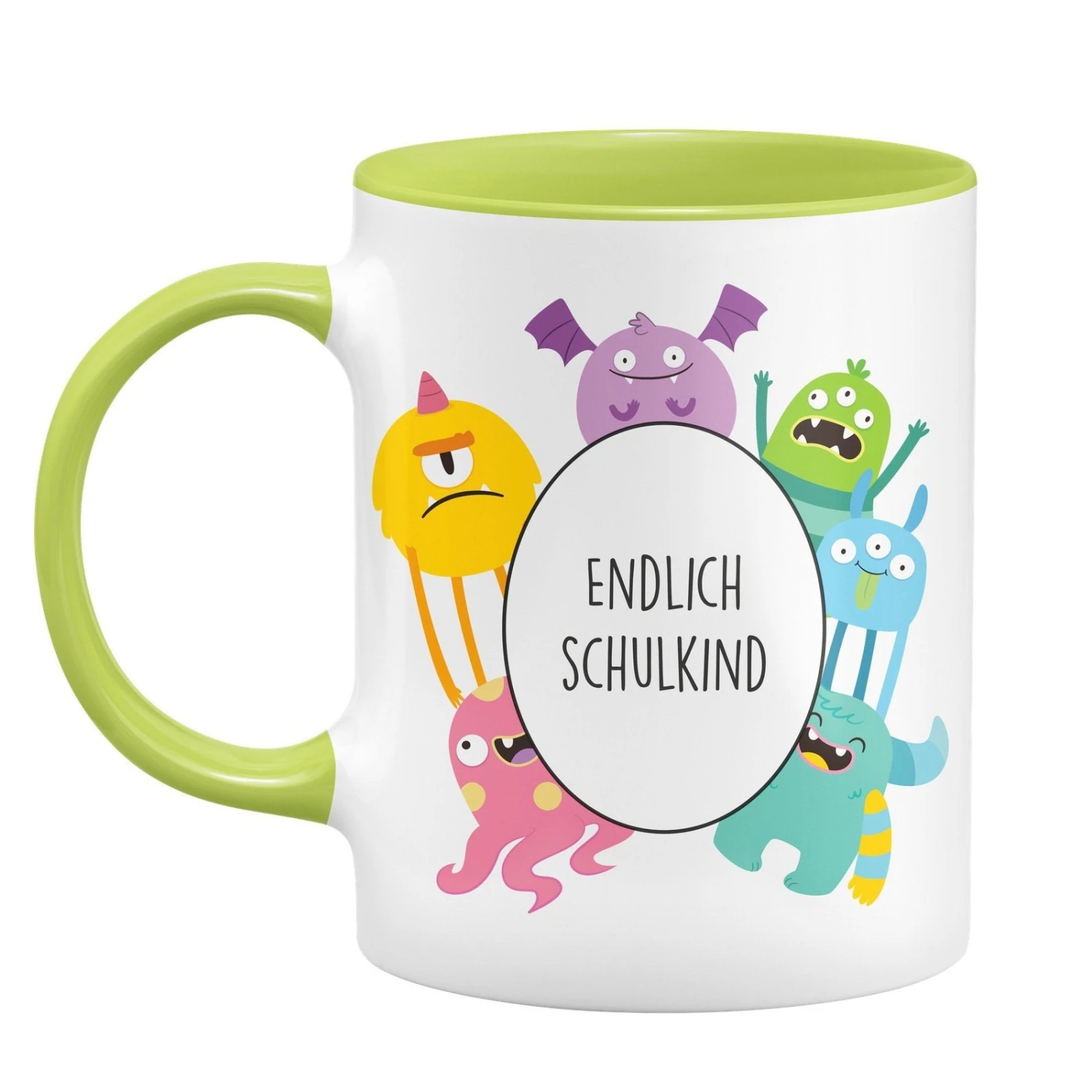 Monster Tasse - Endlich Schulkind 4 Monster Tasse - Endlich Schulkind – Bild 2