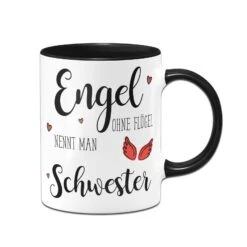 Tasse - Engel Ohne Flügel Nennt Man Schwester -Geschenke Tassen Store bild tasse geschenk engel ohne fluegel schwester 2 983439