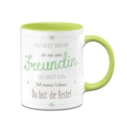 Tasse - Du Bist Mehr Als Nur Eine Freundin -Geschenke Tassen Store bild tasse geschenk fuer freundin 01 835631