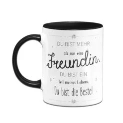 Tasse - Du Bist Mehr Als Nur Eine Freundin -Geschenke Tassen Store bild tasse geschenk fuer freundin 08 366352