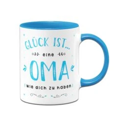 Tasse - Glück Ist Eine Oma Wie Dich Zu Haben -Geschenke Tassen Store bild tasse geschenk glueck ist eine oma wie dich zu haben 4 454050