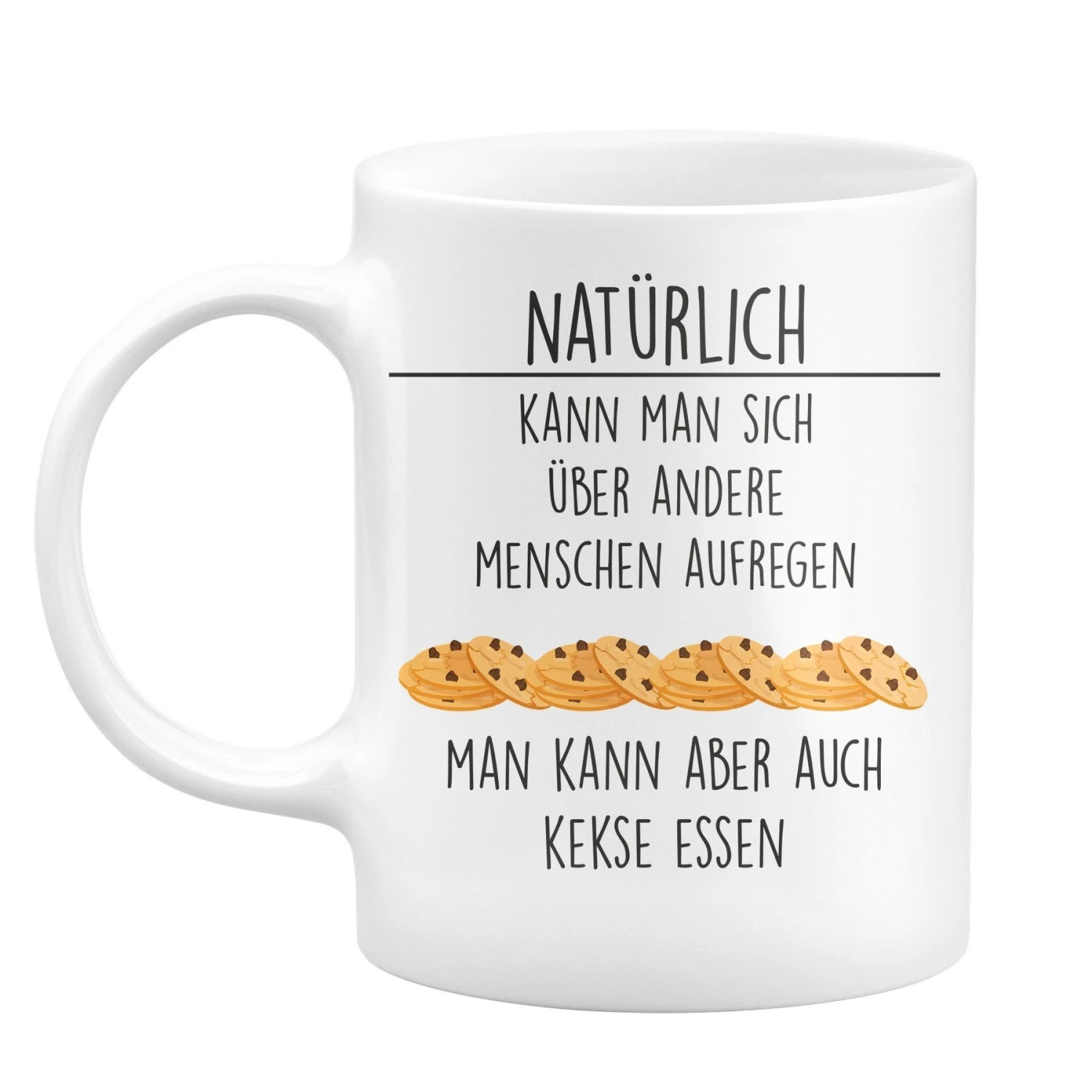 Tasse - Kekse Essen - Weiß 4 Tasse - Kekse Essen - Weiß – Bild 2