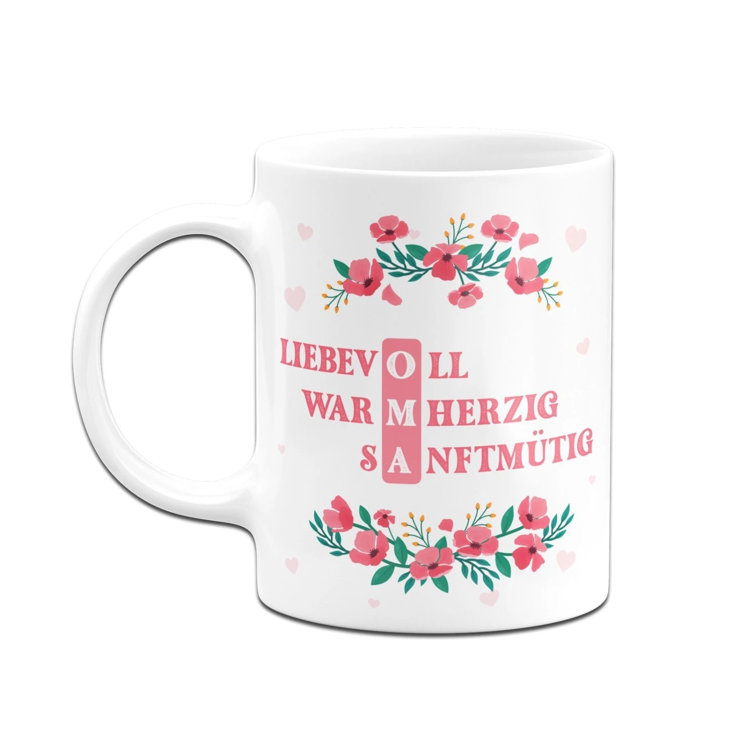 Tasse - Oma Liebevoll Warmherzig Sanftmütig 6 Tasse - Oma Liebevoll Warmherzig Sanftmütig – Bild 4