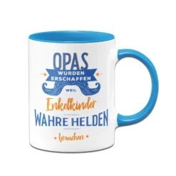 Tasse - Opas Wurden Erschaffen Weil Enkelkinder Wahre Helden Brauchen -Geschenke Tassen Store bild tasse geschenk opas wahre helden 4 198551