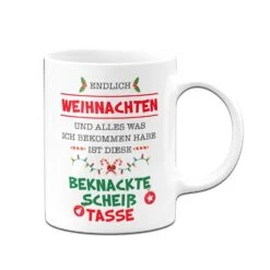 Tasse - Endlich Weihnachten Und Alles Was Ich Bekommen Habe Ist Diese Scheiß Tasse -Geschenke Tassen Store bild tasse geschenk weihnachten scheiss 3 757425
