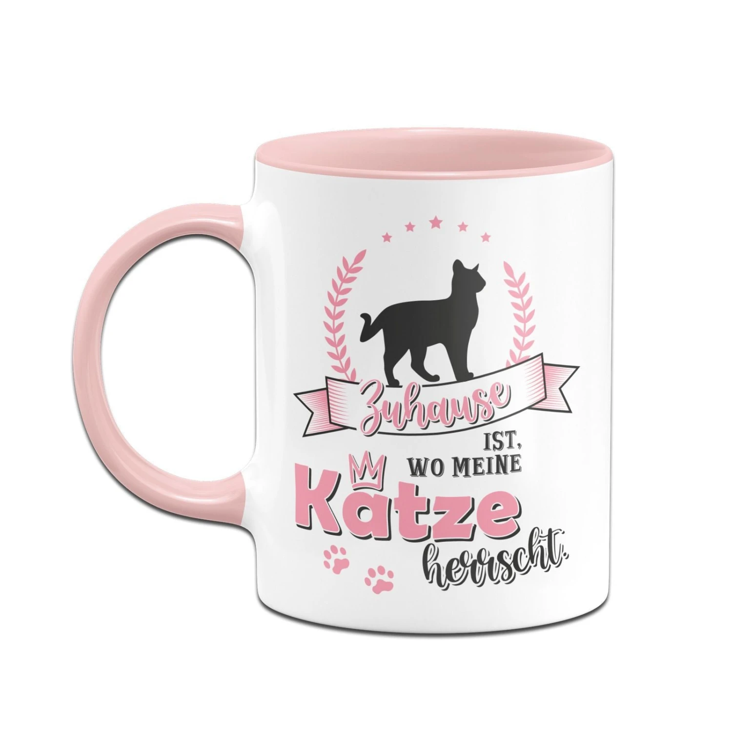 Katzen Tasse - Zuhause Ist, Wo Meine Katze Herrscht 4 Katzen Tasse - Zuhause Ist, Wo Meine Katze Herrscht – Bild 2