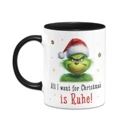 Tasse - Grinch - All I Want For Christmas Is Ruhe! (CS) -Geschenke Tassen Store bild tasse grinch all i want for christmas is ruhe cs 431776