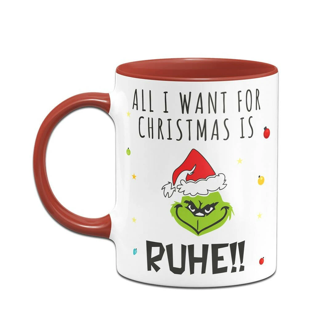 Tasse - Grinch - All I Want For Christmas Is Ruhe! (Gesicht) 10 Tasse - Grinch - All I Want For Christmas Is Ruhe! (Gesicht) – Bild 8