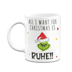 Tasse - Grinch - All I Want For Christmas Is Ruhe! (Gesicht) 16 Tasse - Grinch - All I Want For Christmas Is Ruhe! (Gesicht) -Geschenke Tassen Store bild tasse grinch all i want for christmas is ruhe gesicht 791019