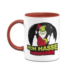 Tasse - Grinch - Ich Hasse Menschen 18 Tasse - Grinch - Ich Hasse Menschen -Geschenke Tassen Store bild tasse grinch ich hasse menschen 460474