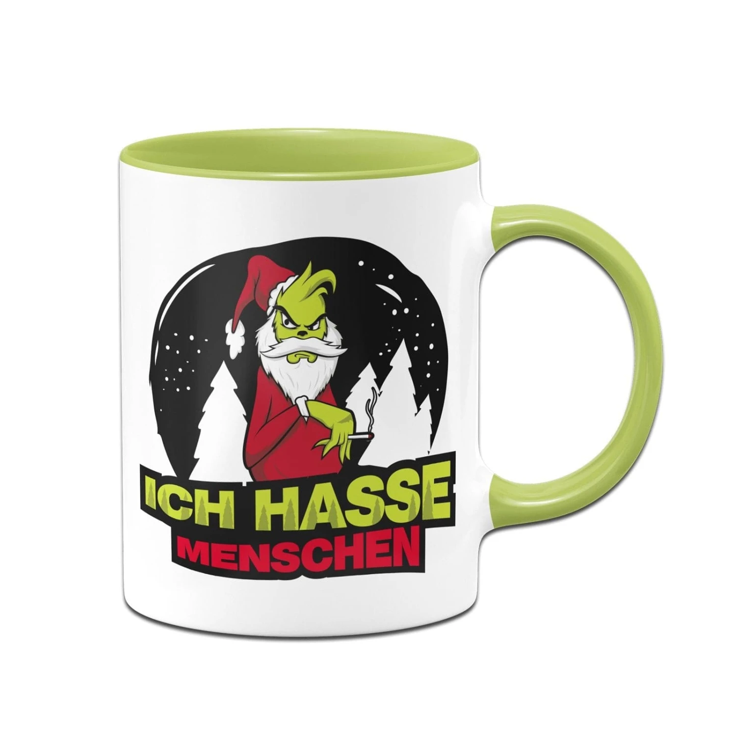 Tasse - Grinch - Ich Hasse Menschen 3 Tasse - Grinch - Ich Hasse Menschen