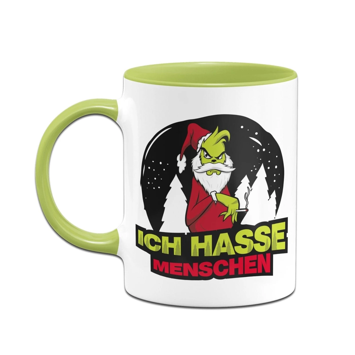 Tasse - Grinch - Ich Hasse Menschen 4 Tasse - Grinch - Ich Hasse Menschen – Bild 2