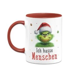 Tasse - Grinch - Ich Hasse Menschen (CS) -Geschenke Tassen Store bild tasse grinch ich hasse menschen cs 105877