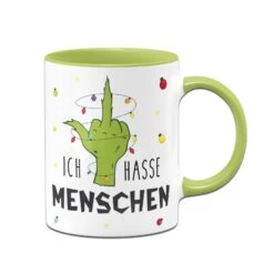 Tasse - Grinch - Ich Hasse Menschen (Mittelfinger)
