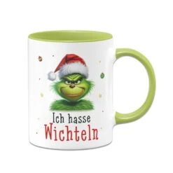 Tasse - Grinch - Ich Hasse Wichteln (CS) -Geschenke Tassen Store bild tasse grinch ich hasse wichteln cs 128446