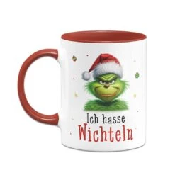 Tasse - Grinch - Ich Hasse Wichteln (CS) -Geschenke Tassen Store bild tasse grinch ich hasse wichteln cs 563083