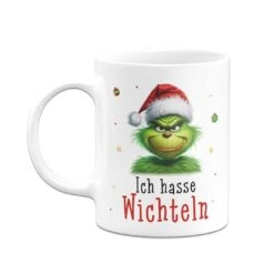 Tasse - Grinch - Ich Hasse Wichteln (CS) -Geschenke Tassen Store bild tasse grinch ich hasse wichteln cs 768320