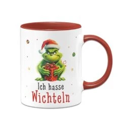 Tasse - Grinch - Ich Hasse Wichteln (Geschenk) -Geschenke Tassen Store bild tasse grinch ich hasse wichteln geschenk 145199