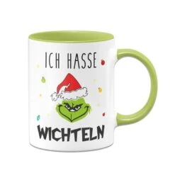 Tasse - Grinch - Ich Hasse Wichteln (Gesicht)