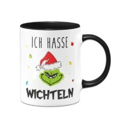 Tasse - Grinch - Ich Hasse Wichteln (Gesicht) -Geschenke Tassen Store bild tasse grinch ich hasse wichteln gesicht 838104